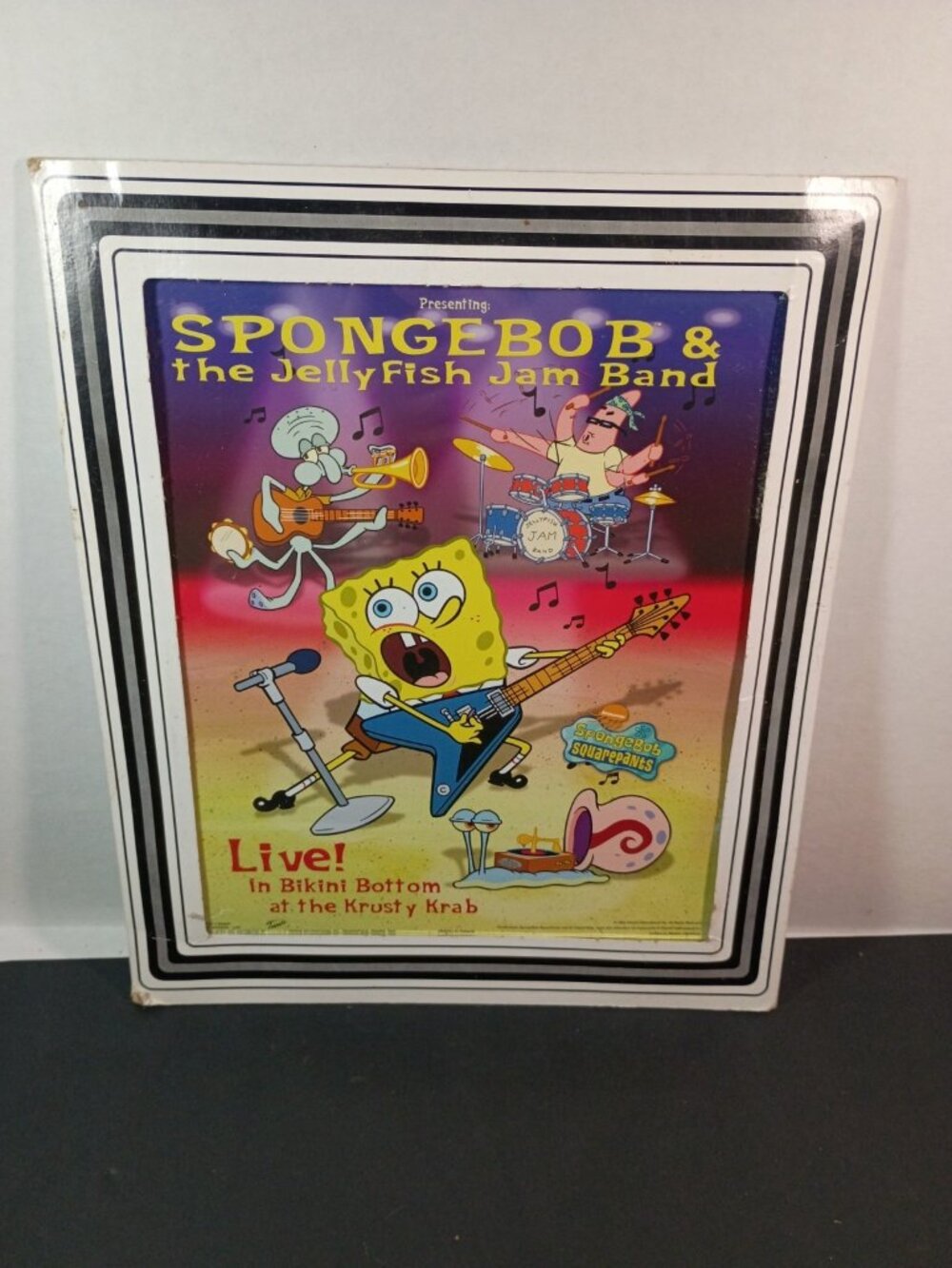 Vintage Spongebob Bikini Bottom Poster SpongeBob & The JellyFish Jam Band 2003